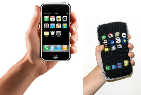 Knitted iPhone