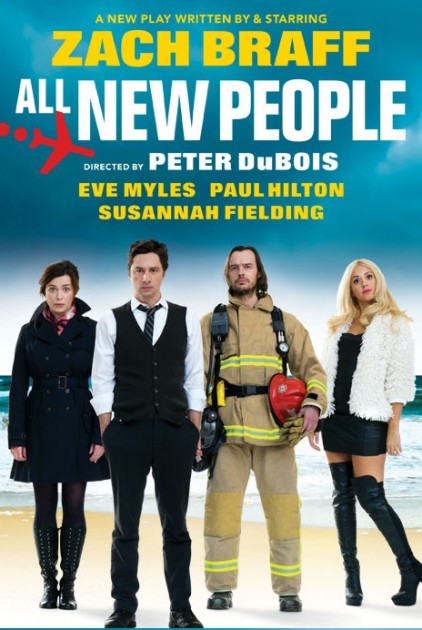 All New People Starring Zack Braff, Eve Myles, Susannah Fielding & Paul Hilton All New People Starring Zack Braff, Eve Myles, Susannah Fielding & Paul Hilton
