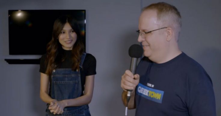 Interview With Gemma Chan, And Meeting Gemmabot!
