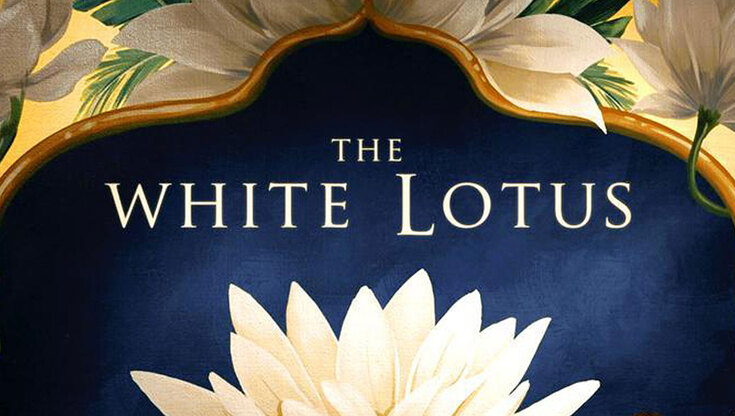 white lotus title card