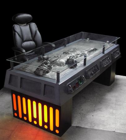 Han Solo in Carbonite Desk