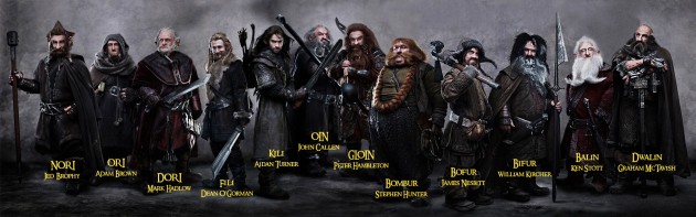 12 Dwarves From The Hobbit