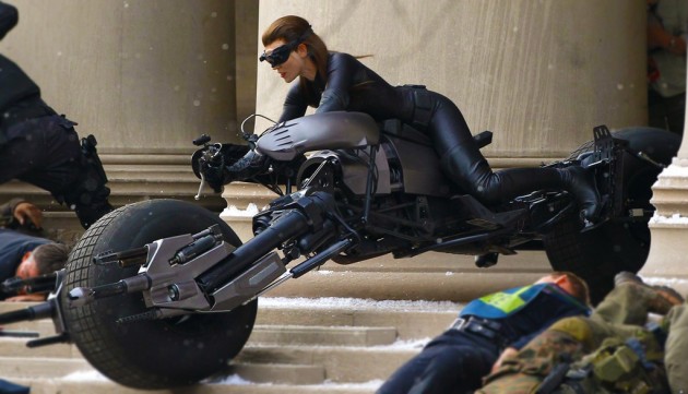 Anne Hathaway as Catwoman in The Dark Knight Returns