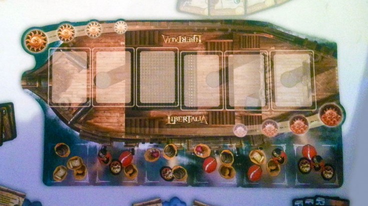 The Libertalia game board