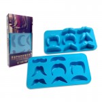 Moustache ice cube trays