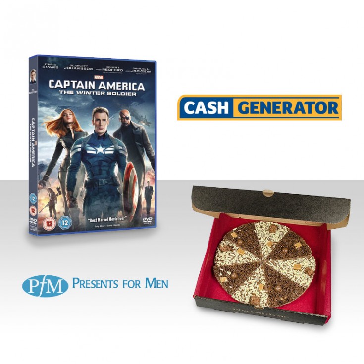 Win Captain America 2 on Blu-ray & a Chocolate Pizza!