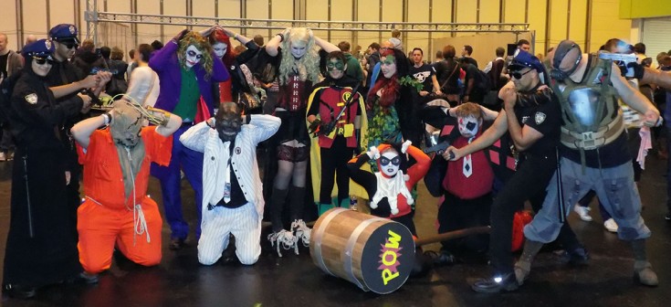 Group of DC Comics Cosplayers
