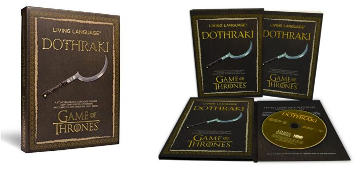 Game of Thrones Living Language Dothraki Book