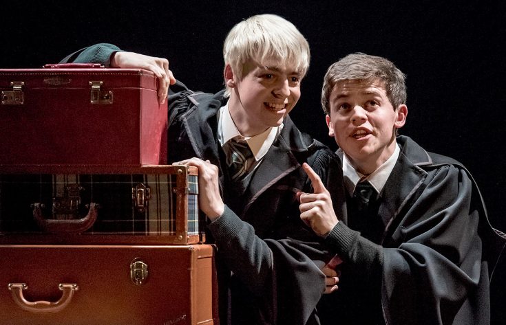 Anthony Boyle and Sam Clemmett as Scorpius Malfoy and Albus Potter - photo credit Manuel Harlan