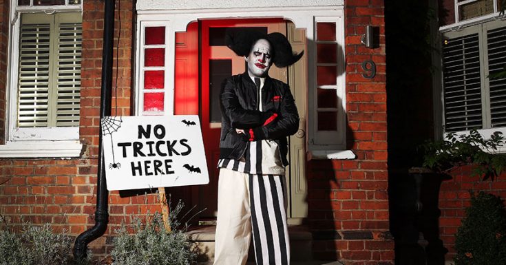 NOW TV Offers "Clowncer" Service To Avoid Trick-Or-Treaters