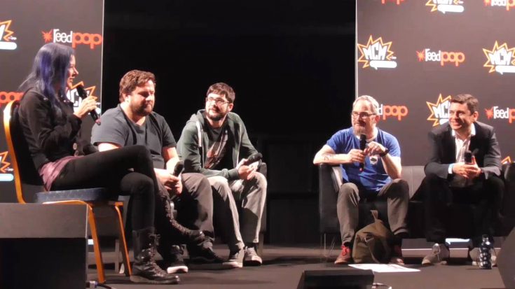 Bex on stage with TPub