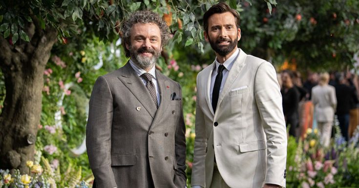 Michael Sheen & David Tennant attend the World Premiere of Good Omens in London ahead of its launch on 31st May on Prime Video