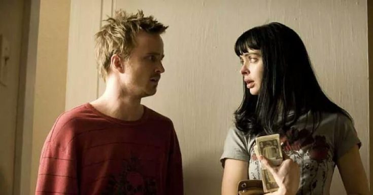 Krysten Ritter in Breaking Bad (with Aaron Paul)