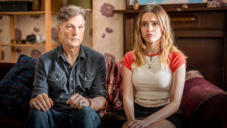 BBC Three Releases "First Look" Image Of Aimee Lou Wood & David Morrissey In 'Daddy Issues'